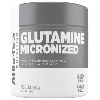 glutamina micronized 150g novo atlhetica nutrition