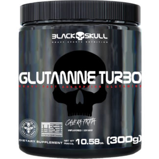 glutamina turbo 300g black skull