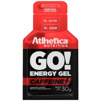 Go Energy Gel Caffeine (Sachê 30g) Morango Atual Atlhetica Nutrition