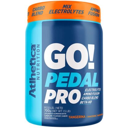 go pedal pro 700g tangerina atlhetica nutrition