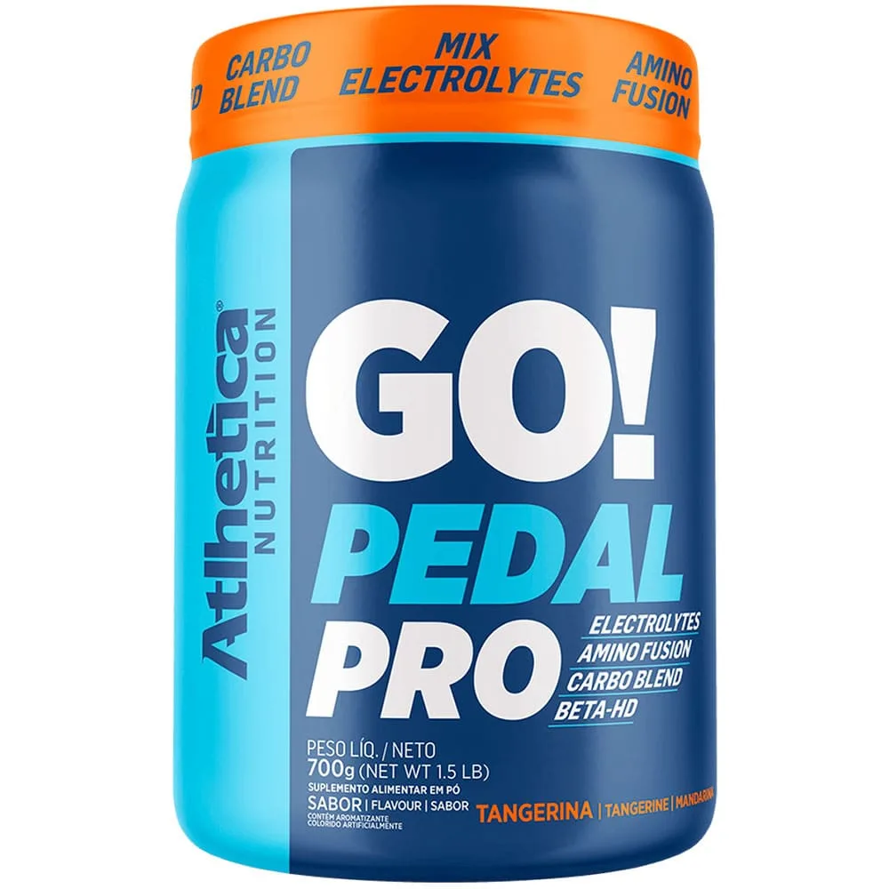 go pedal pro 700g tangerina atlhetica nutrition