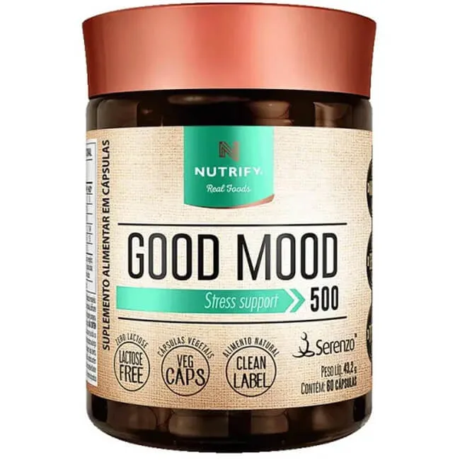 good mood suporte ao estresse 60 caps nutrify