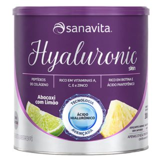hyaluronic skin 30 doses abacaxi limao sanavita