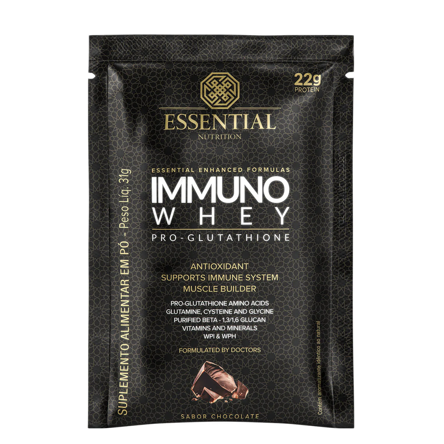 immuno whey pro glutathione sache de 31g essential