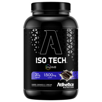 iso tech w cell tor 900g cookies cream atlhetica nutrition