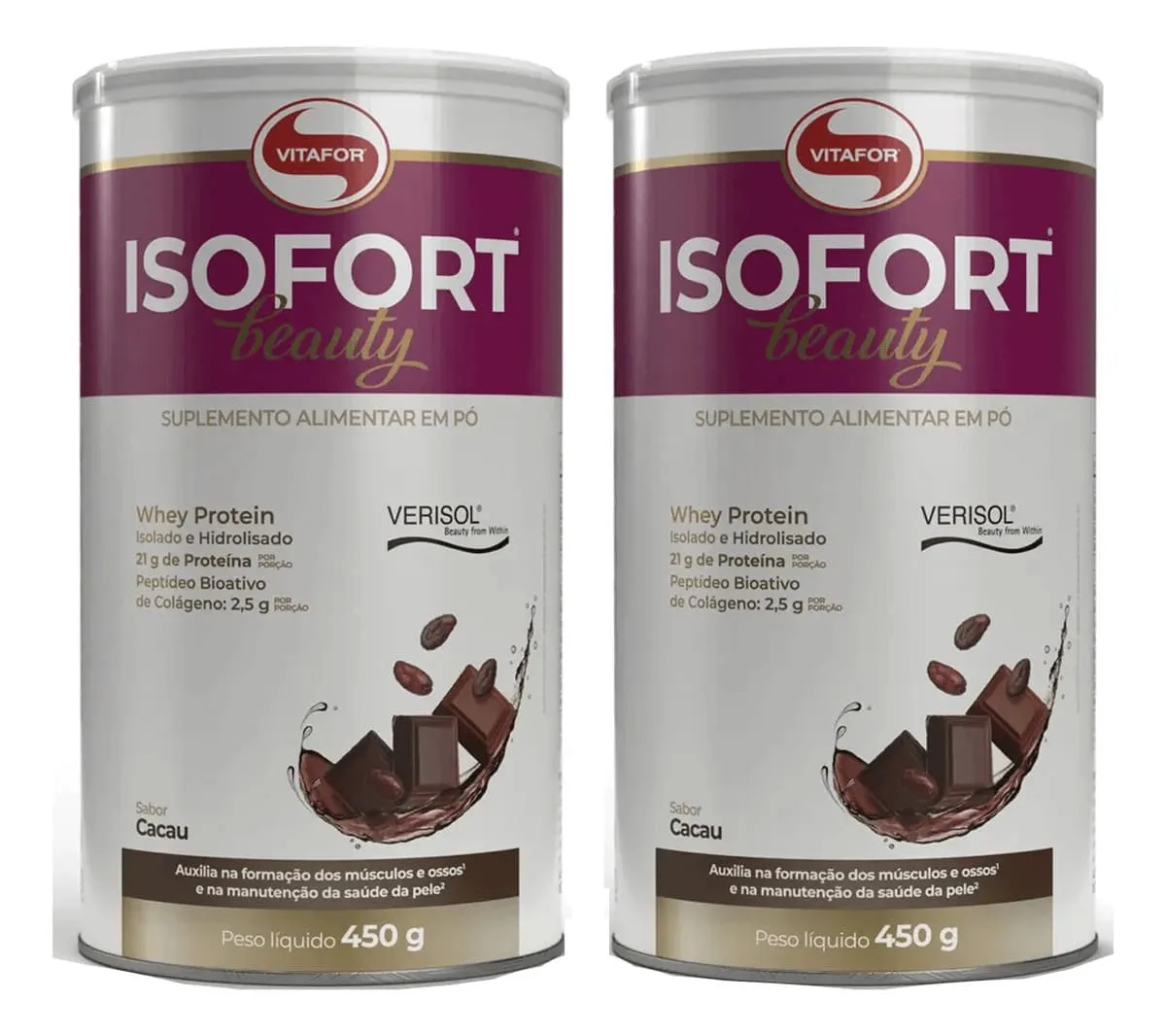 isofort beauty 2 potes 450g vitafor
