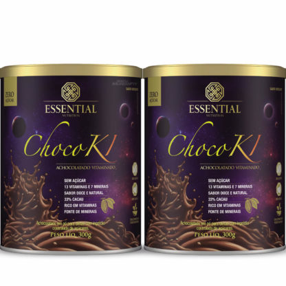 Kit 2 ChocoKi (2 potes de 300g) Essential Nutrition