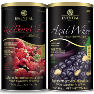 Kit Açaí Whey + Red Berry Whey Essential Nutrition