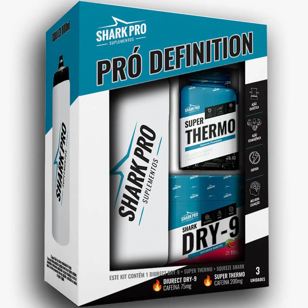 kit pro definiton dry 9 super thermo squeeze shark pro