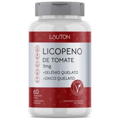 licopeno de tomate 60 caps lauton nutrition