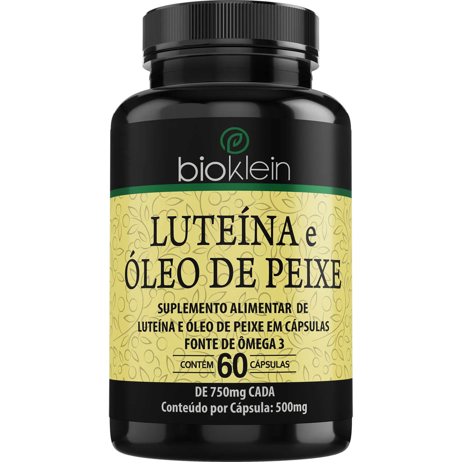 luteina e oleo de peixe 60 caps bioklein