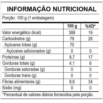 Maca Peruana 100g Sanavita Tabela Nutricional