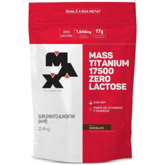 mass titanium 17500 zero lactose refil 24kg chocolate max titanium