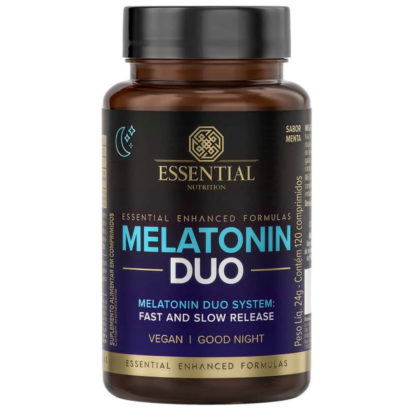 melatonin duo 120 tabs essential nutrition
