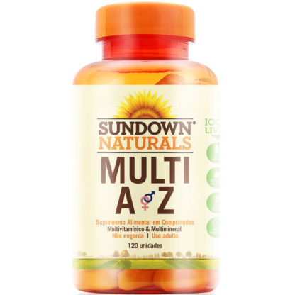 Multivitamínico Multi A-Z (120 tabs) Sundown Clean Nutrition