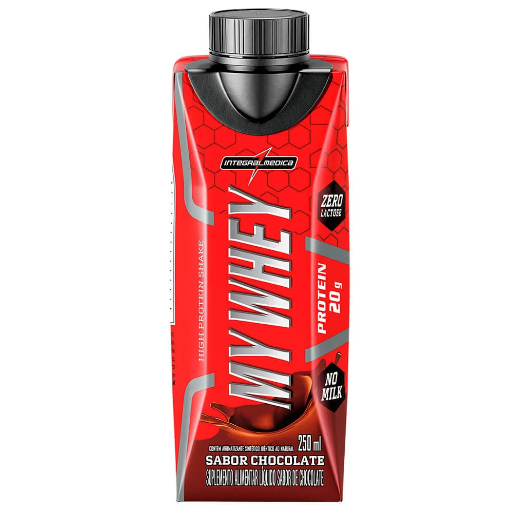 my whey pronto para beber 250ml chocolate integralmedica
