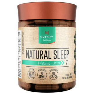 natural sleep melatonina 60 caps nutrify