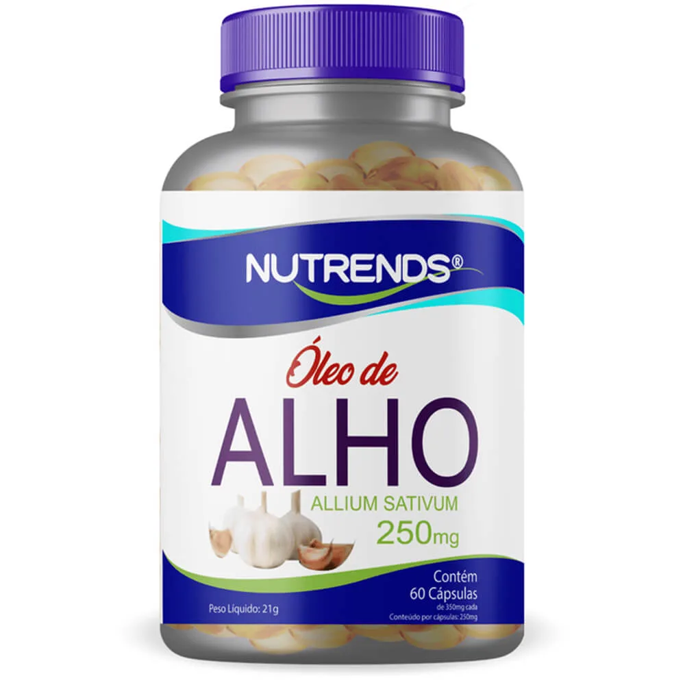 oleo de alho 250mg 60 caps nutrends