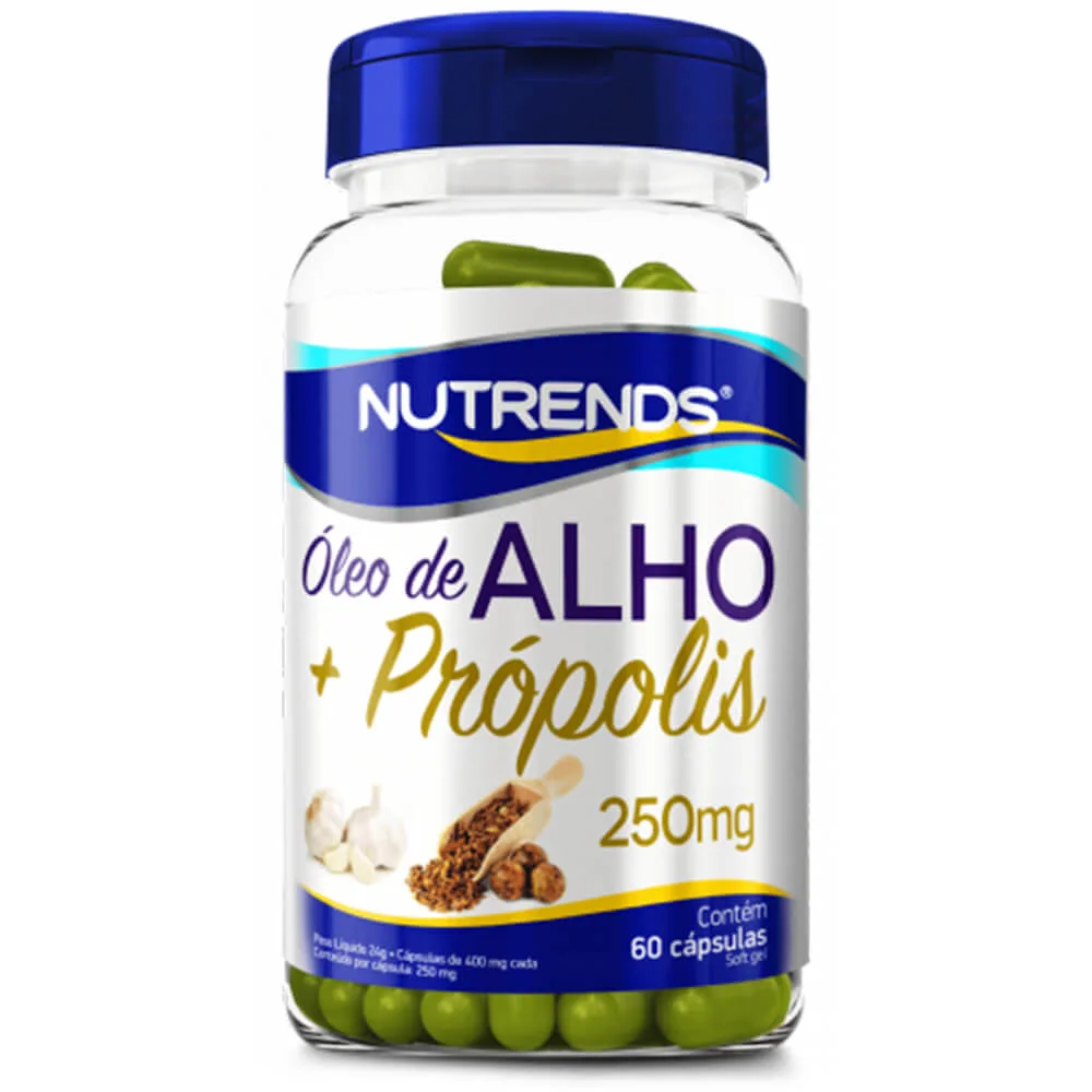 oleo de alho propolis 250mg 60 caps nutrends