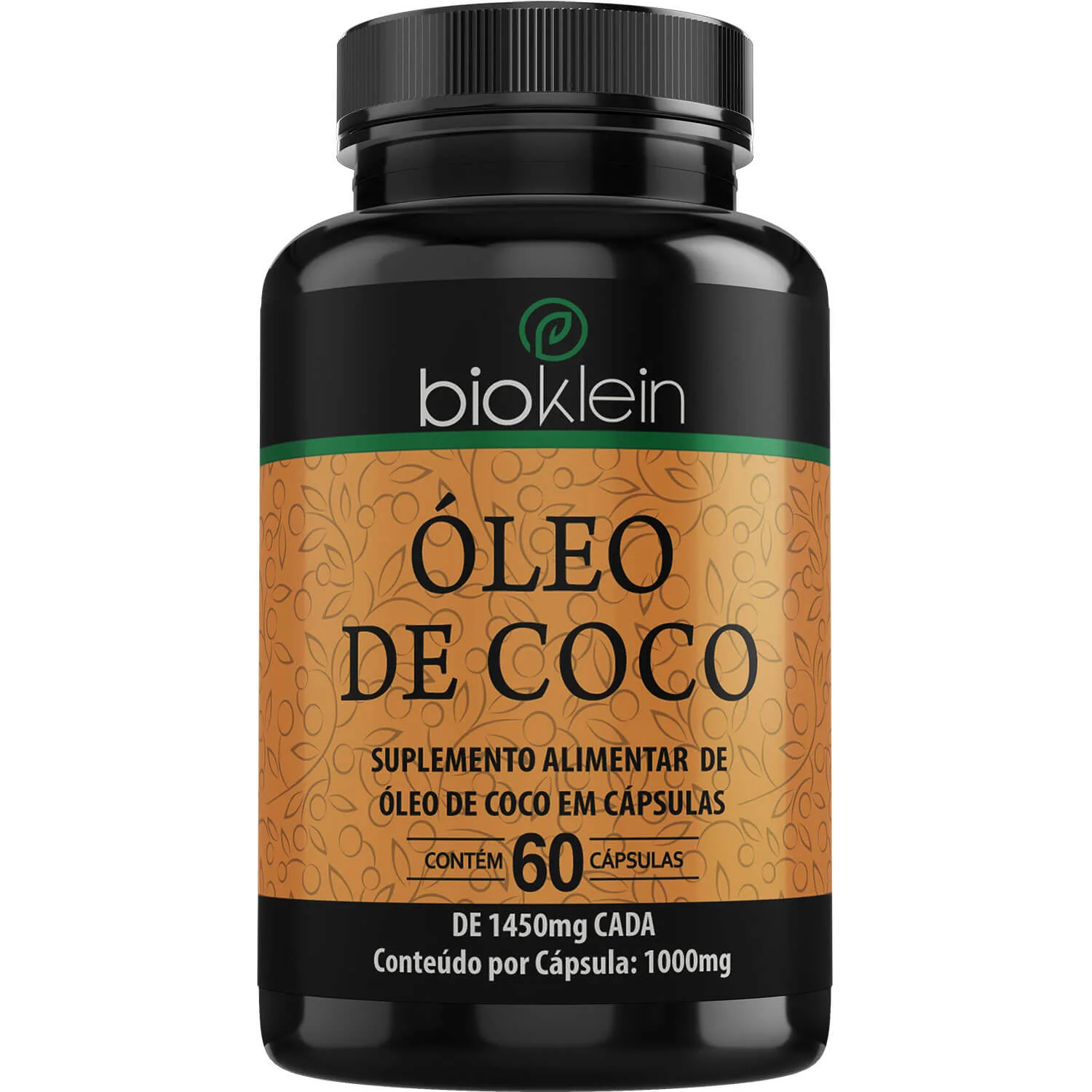oleo de coco 60 caps bioklein