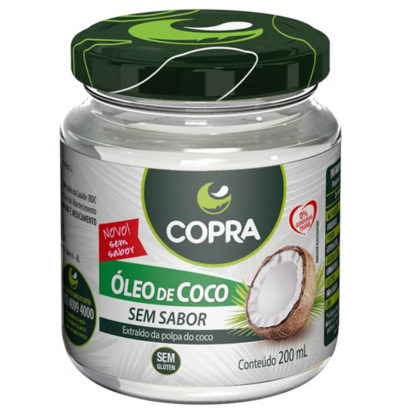 oleo de coco sem sabor 200ml copra