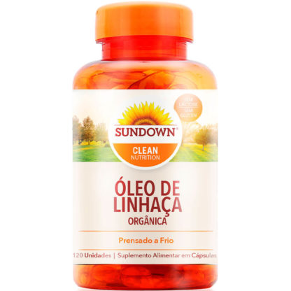 Óleo de Linhaça 1000mg (120 caps) Sundown Clean Nutrition