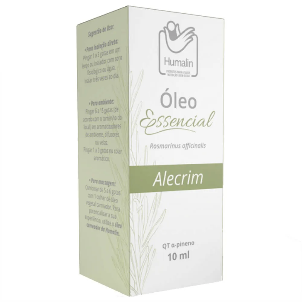 oleo essencial de alecrim 10ml caixa humalin