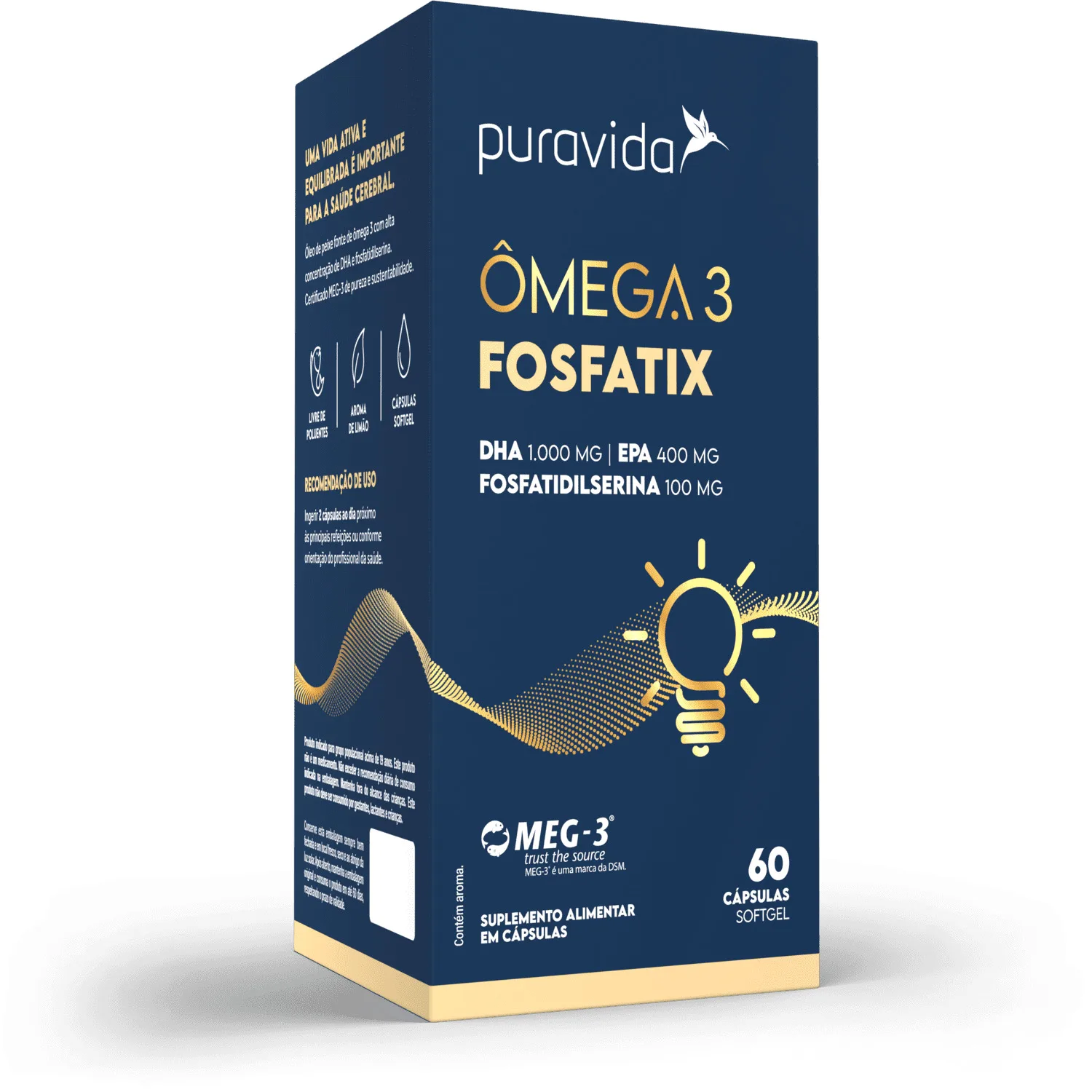 omega 3 fosfatix 60 caps puravida esquerda