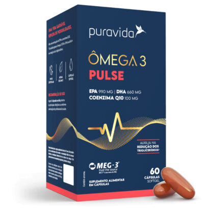 omega 3 pulse 60 caps puravida capsulas