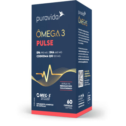 omega 3 pulse 60 caps puravida direita