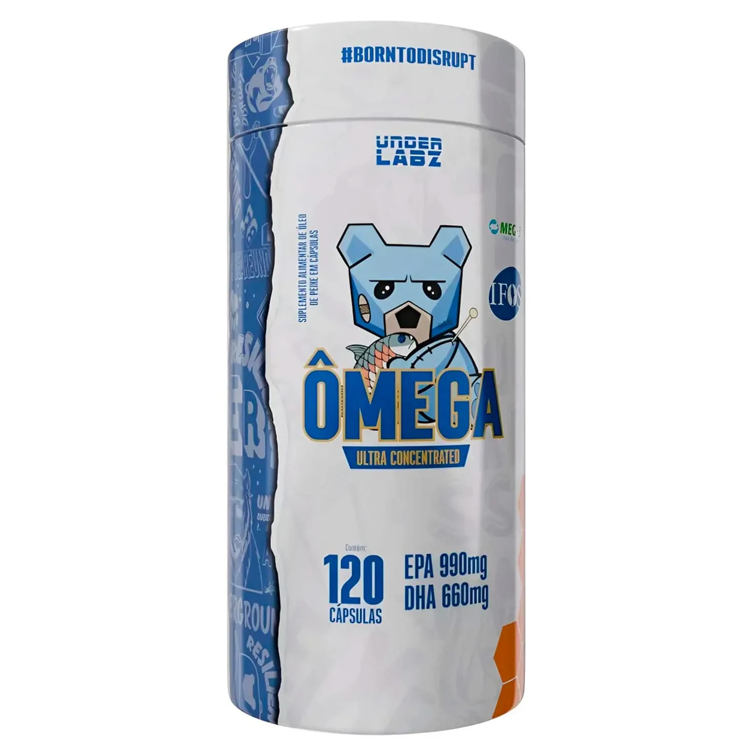 omega 3 ultra concentrado 120 caps under labz