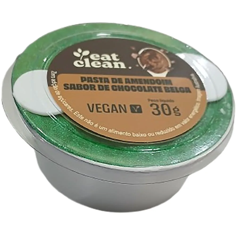 pasta de amendoim chocolate belga 30g eat clean