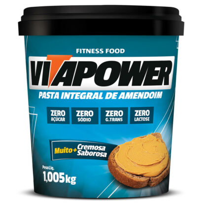 Pasta de Amendoim Integral (1kg) VitaPower