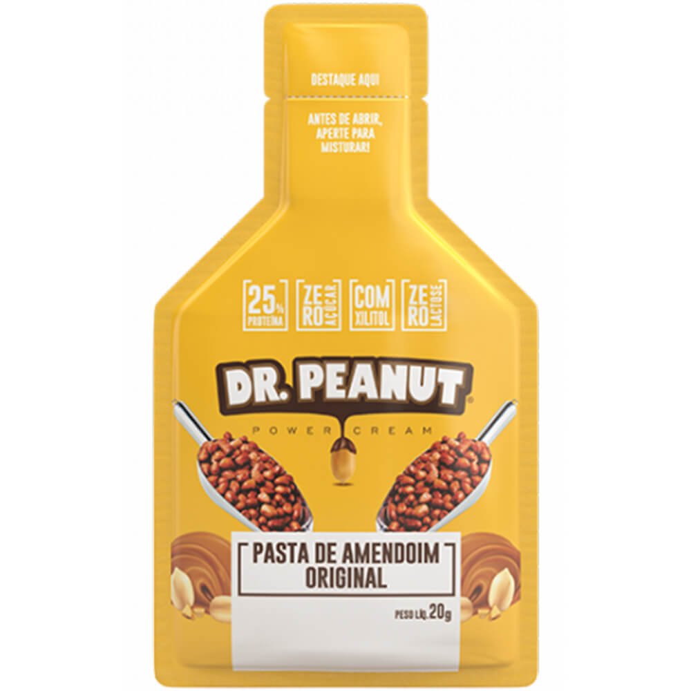 Pasta de Amendoim Original (sachê de 20g) Dr. Peanut – Atacado