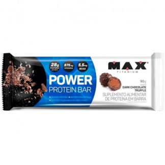 power protein bar barra de 90g chocolate max titanium