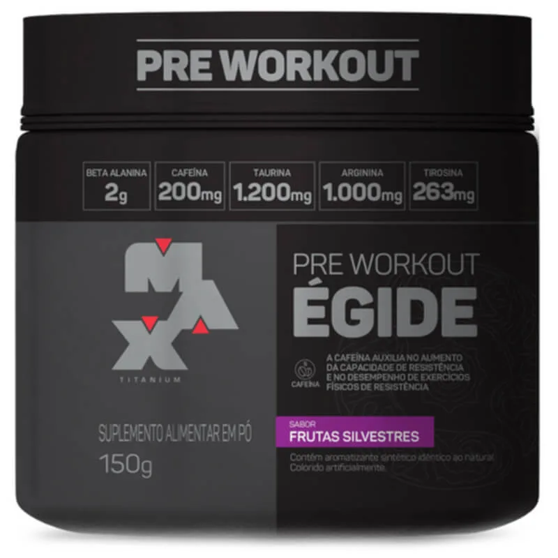 pre treino egide 150g frutas silvestres max titanium