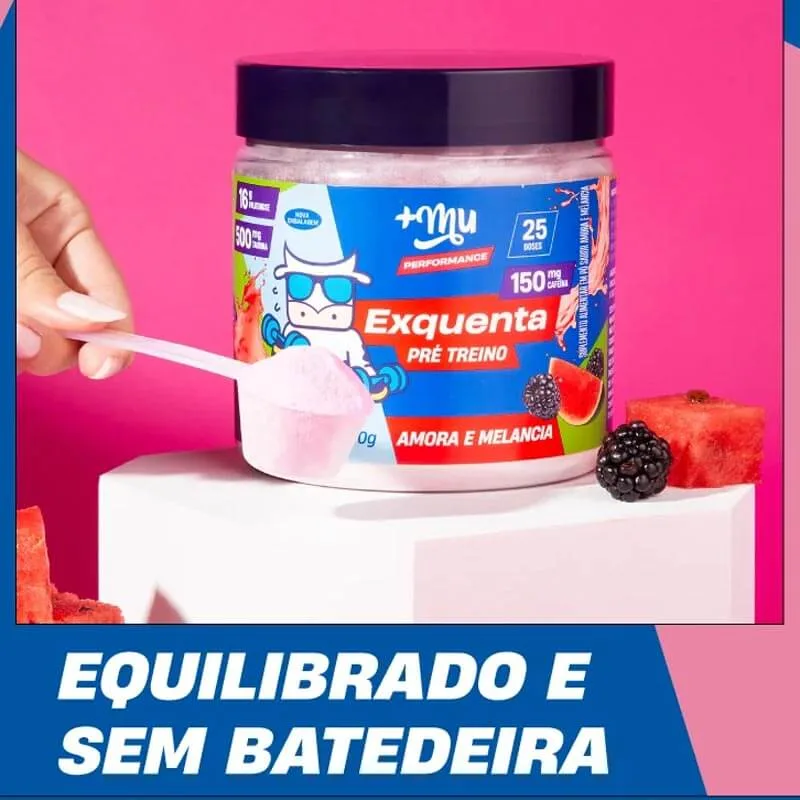 pre treino exquenta mais mu performance equilibrado sem batedeira