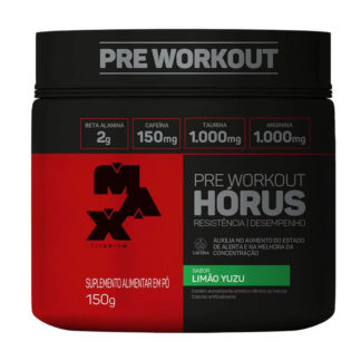 Pre Workout Hórus (150g) Max Titanium Limão