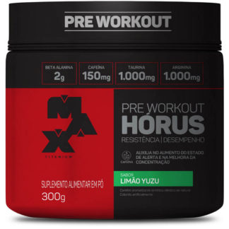 Pre Workout Hórus (300g) Limão Max Titanium
