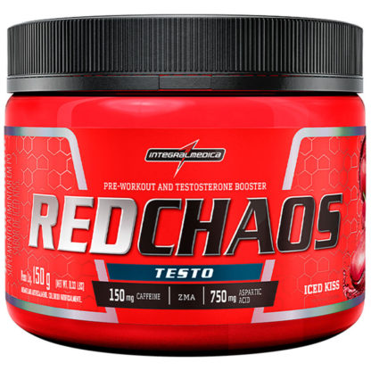 Red Chaos Testo Pré Treino (150g) Iced Kiss Integralmédica