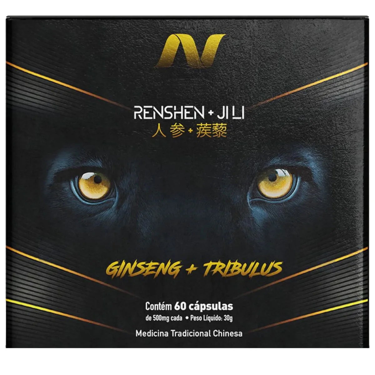 renshen ginseng tribulus ji li 60 caps nutrends