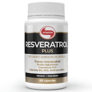 resveratrol plus 1000mg 60 caps vitafor