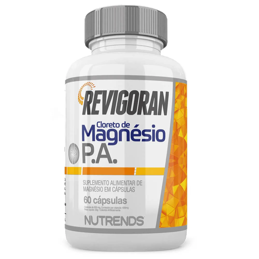 revigoran cloreto de magnesio p a 60 caps nutrends