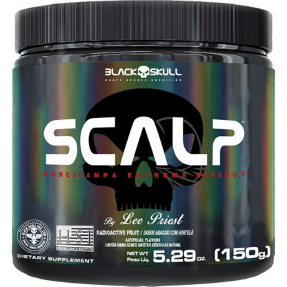 Scalp Pré-Treino (150g) Abacaxi Hortelã Black Skull
