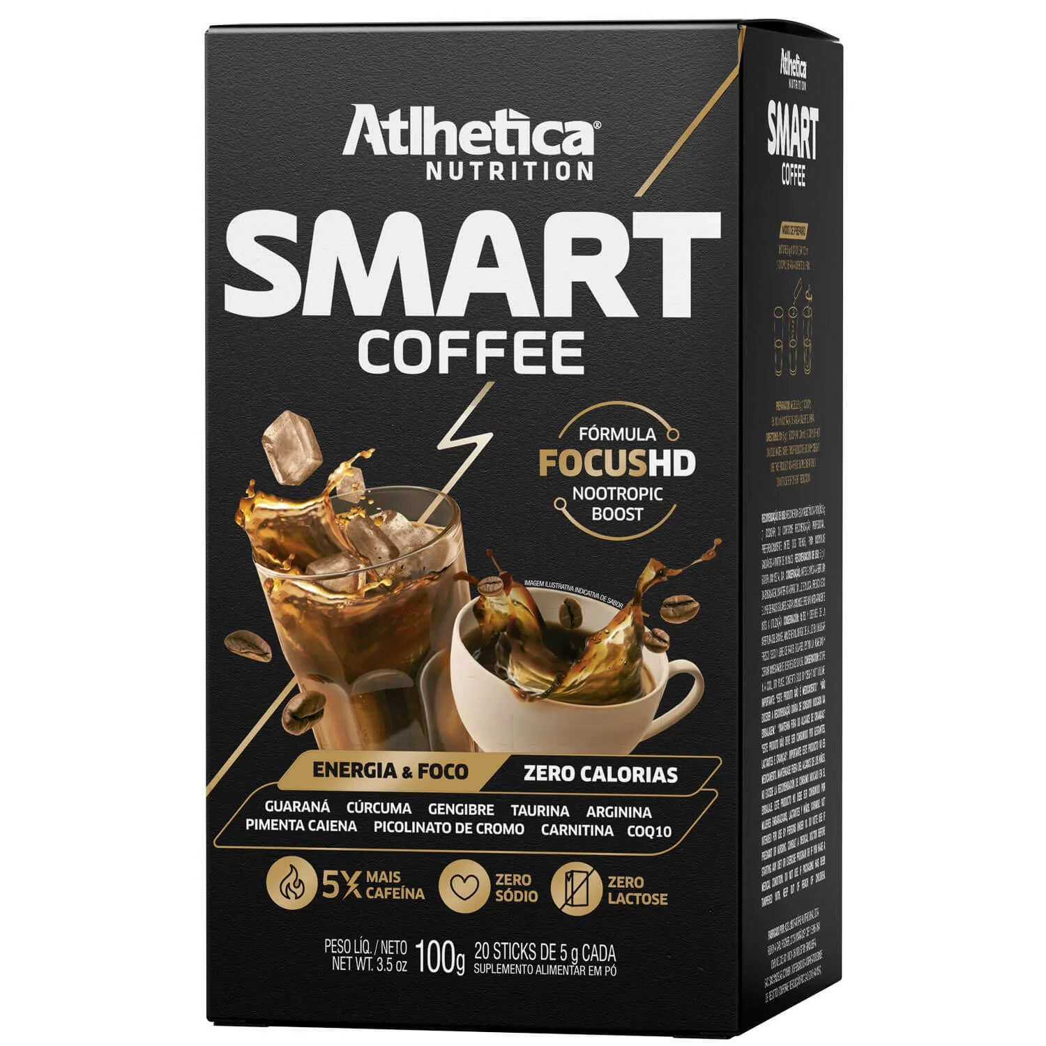 smart coffee 20 saches de 5g atlhetica nutrition