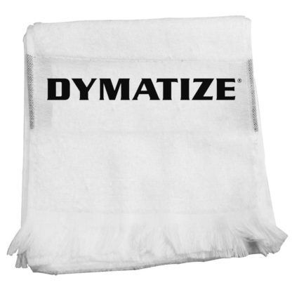 toalha branca p treino dymatize nutrition