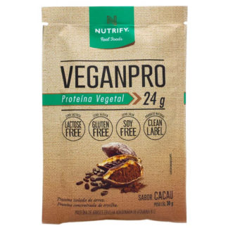 VeganPro Proteína Vegetal (Sachê de 30g) Cacau Nutrify