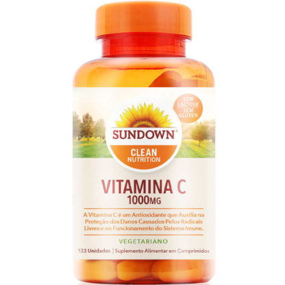 Vitamina C 1000mg (133 tabs) Sundown Clean Nutrition
