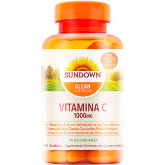 Vitamina C 1000mg (180 tabs) Sundown Clean Nutrition