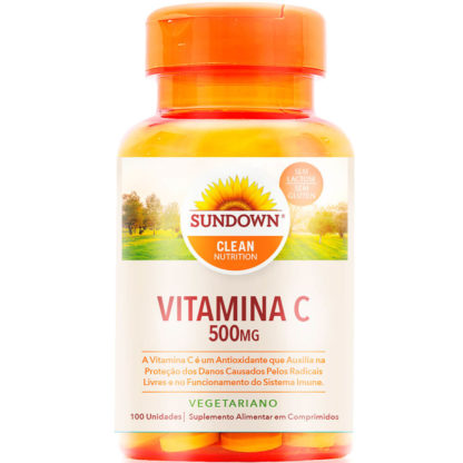 Vitamina C 500mg (100 tabs) Sundown Clean Nutrition